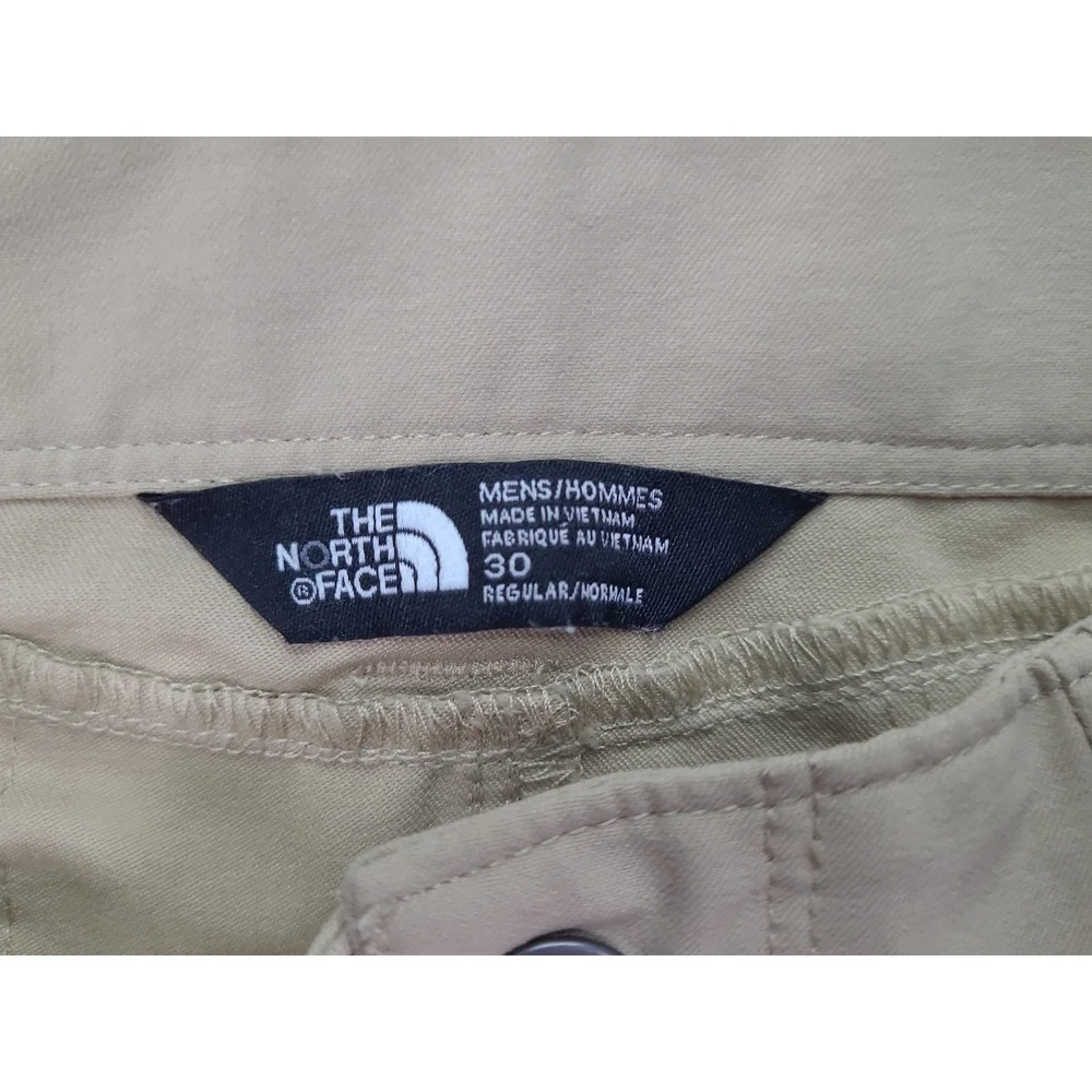 The North Face Mens Khaki Tan Stretch Hiking Pants NF0A33JT Size 30 Regular